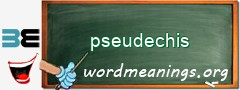 WordMeaning blackboard for pseudechis